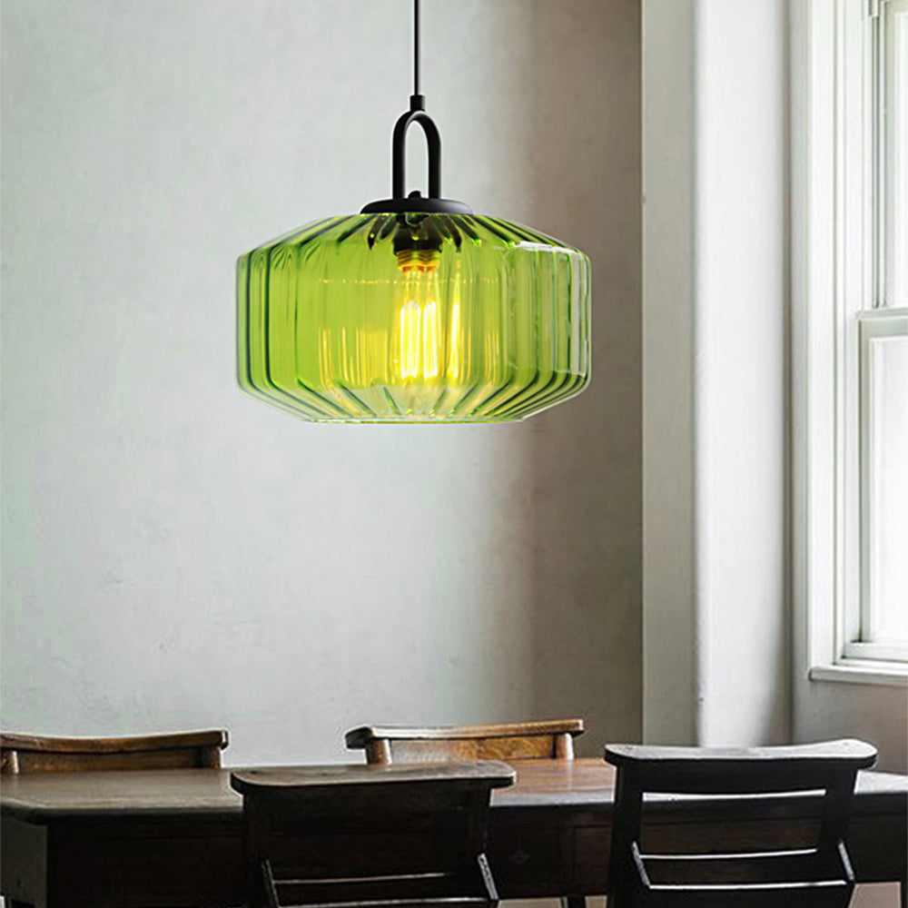 Moderne Hanglamp voor Eettafel - Elegante Glas en Metaal Eetkamer Lamp met Warme Verlichting 2