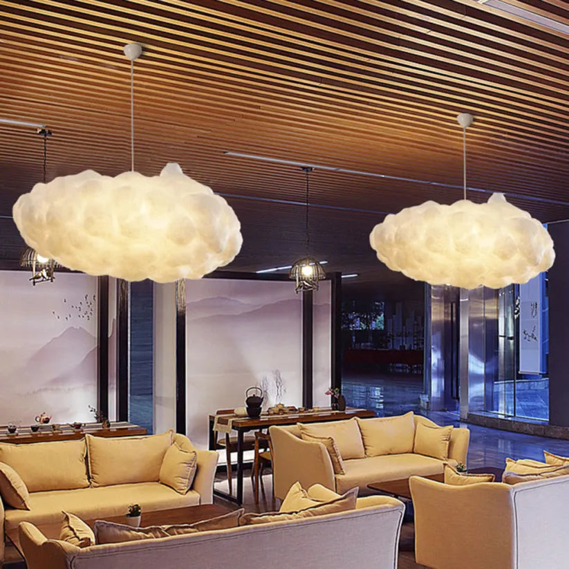 Moderne Hanglamp voor Eettafel, Woonkamer Lamp met Wolk-Design voor Warme Verlichting 1