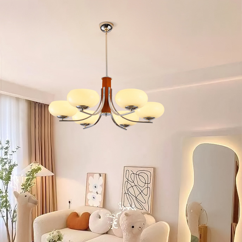 Moderne Kroonluchter met 3 of 5 Lichten – Minimalistisch Ontwerp voor Woonkamer en Eetkamer 1