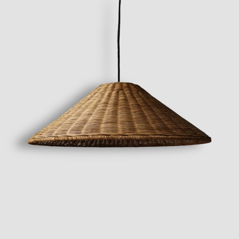 Moderne Kroonluchter van Bamboe en Rattan - Natuurlijke Elegantie voor Elke Ruimte 1