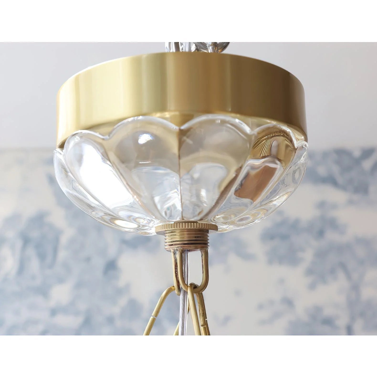 Moderne Kroonluchter van Glas en Metaal – Elegante Kristallen Verlichting voor Binnenruimtes 5