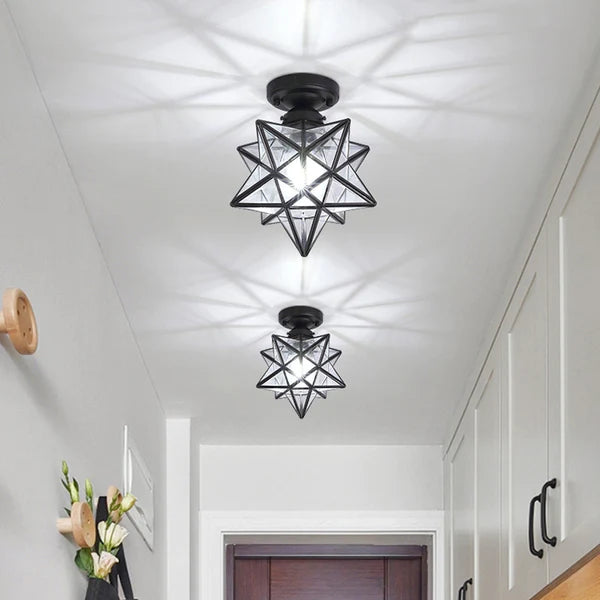 Moderne Plafondlamp Starlight met E27 Fitting – Stijlvolle Plafonniere voor Slaapkamer en Woonkamer 7