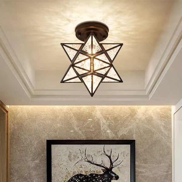 Moderne Plafondlamp Starlight met E27 Fitting – Stijlvolle Plafonniere voor Slaapkamer en Woonkamer 8