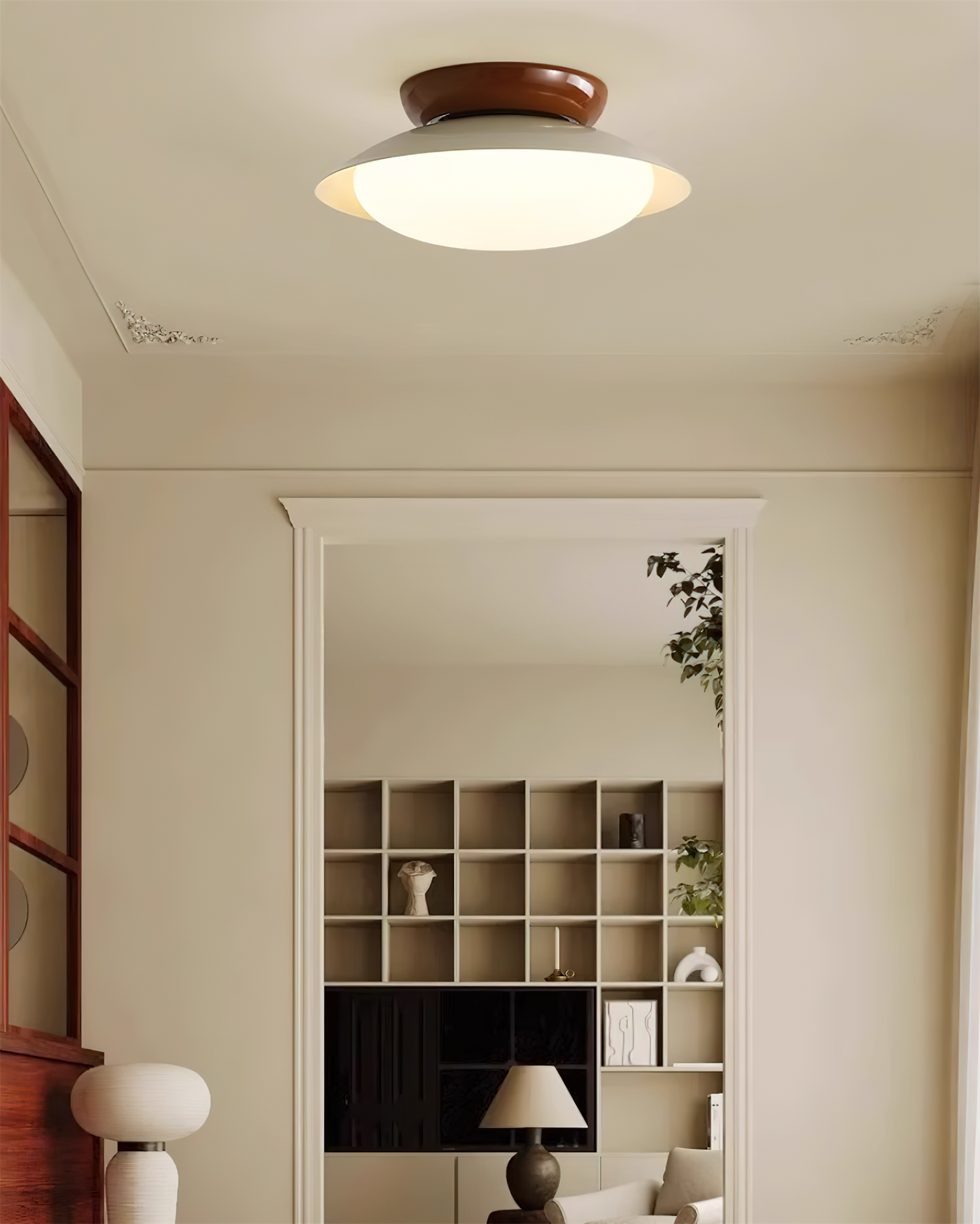 Moderne Plafondlamp met Geïntegreerde LED – Ø 25 cm voor Slaapkamer en Badkamer 7