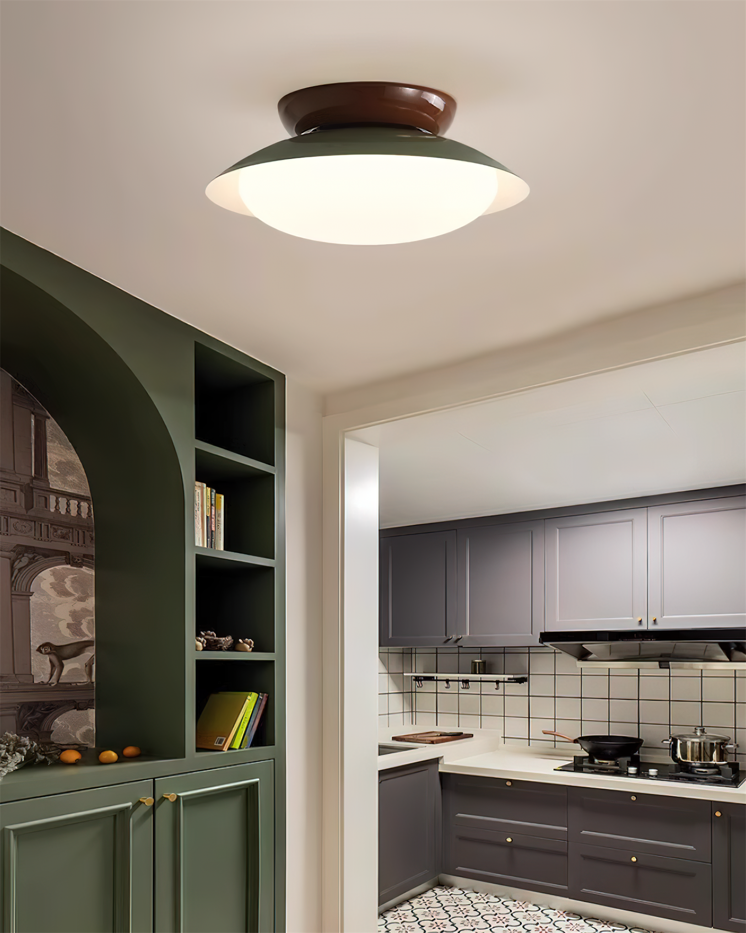 Moderne Plafondlamp met Geïntegreerde LED – Ø 25 cm voor Slaapkamer en Badkamer 8