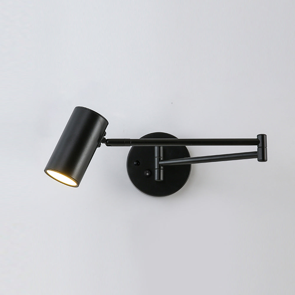 Moderne Wandlamp Zwart van Ijzer met Verstelbare Arm voor Binnengebruik – Sfeervolle Muurlamp 9