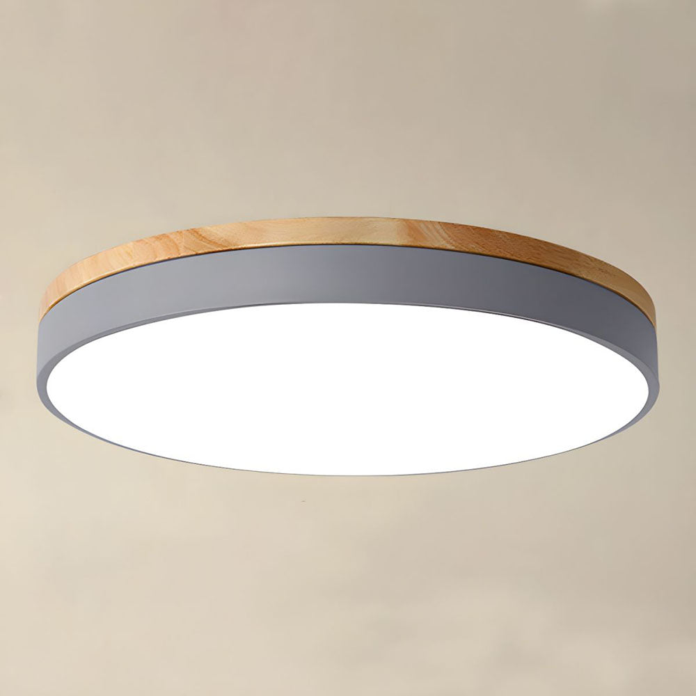 Natuurlijke Plafondlamp met Warm LED Licht voor Slaapkamer – Diverse Maten Verkrijgbaar 0