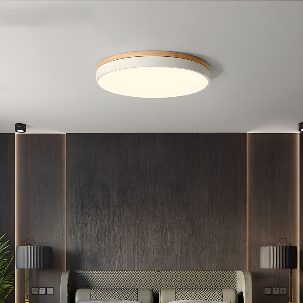 Natuurlijke Plafondlamp met Warm LED Licht voor Slaapkamer – Diverse Maten Verkrijgbaar 12