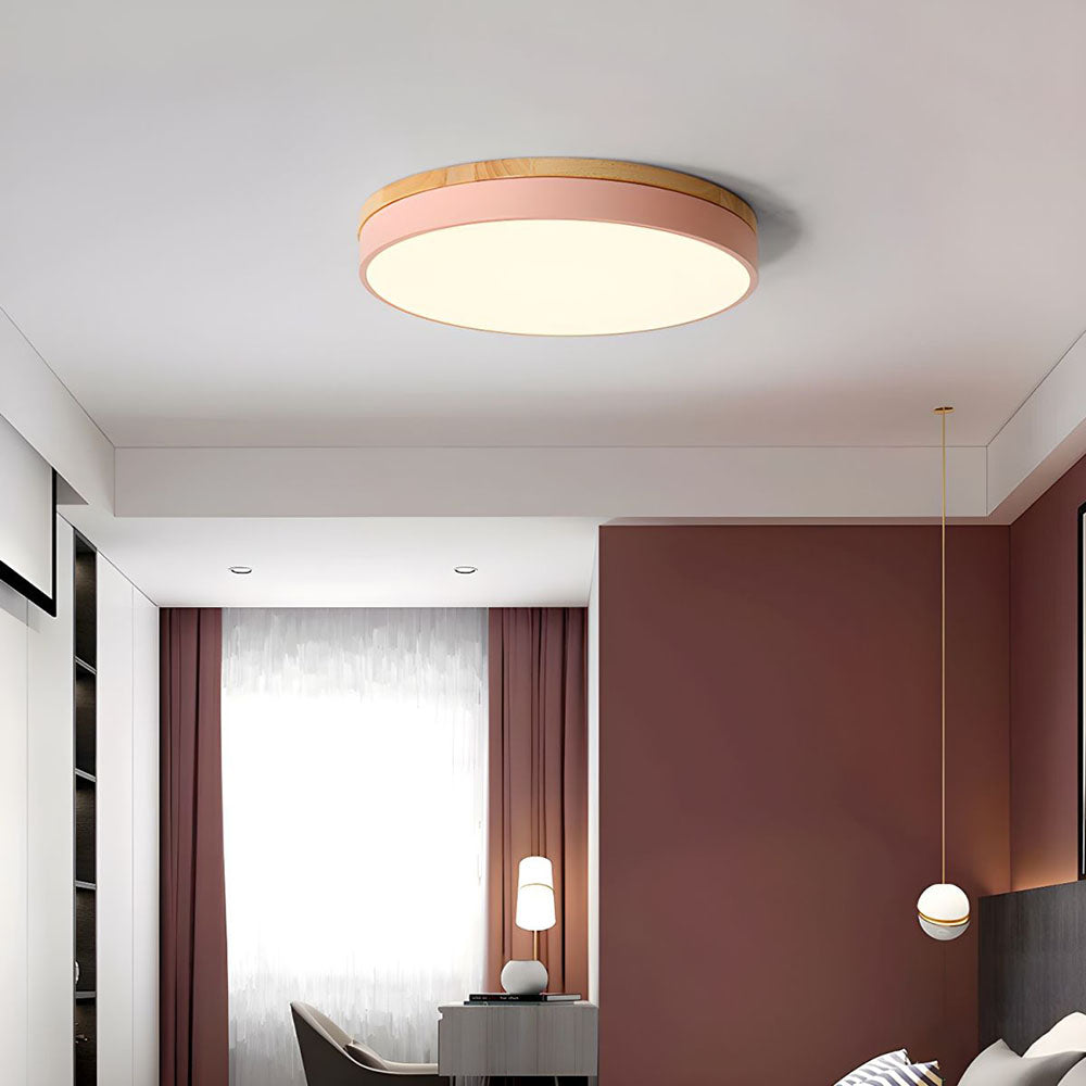 Natuurlijke Plafondlamp met Warm LED Licht voor Slaapkamer – Diverse Maten Verkrijgbaar 13