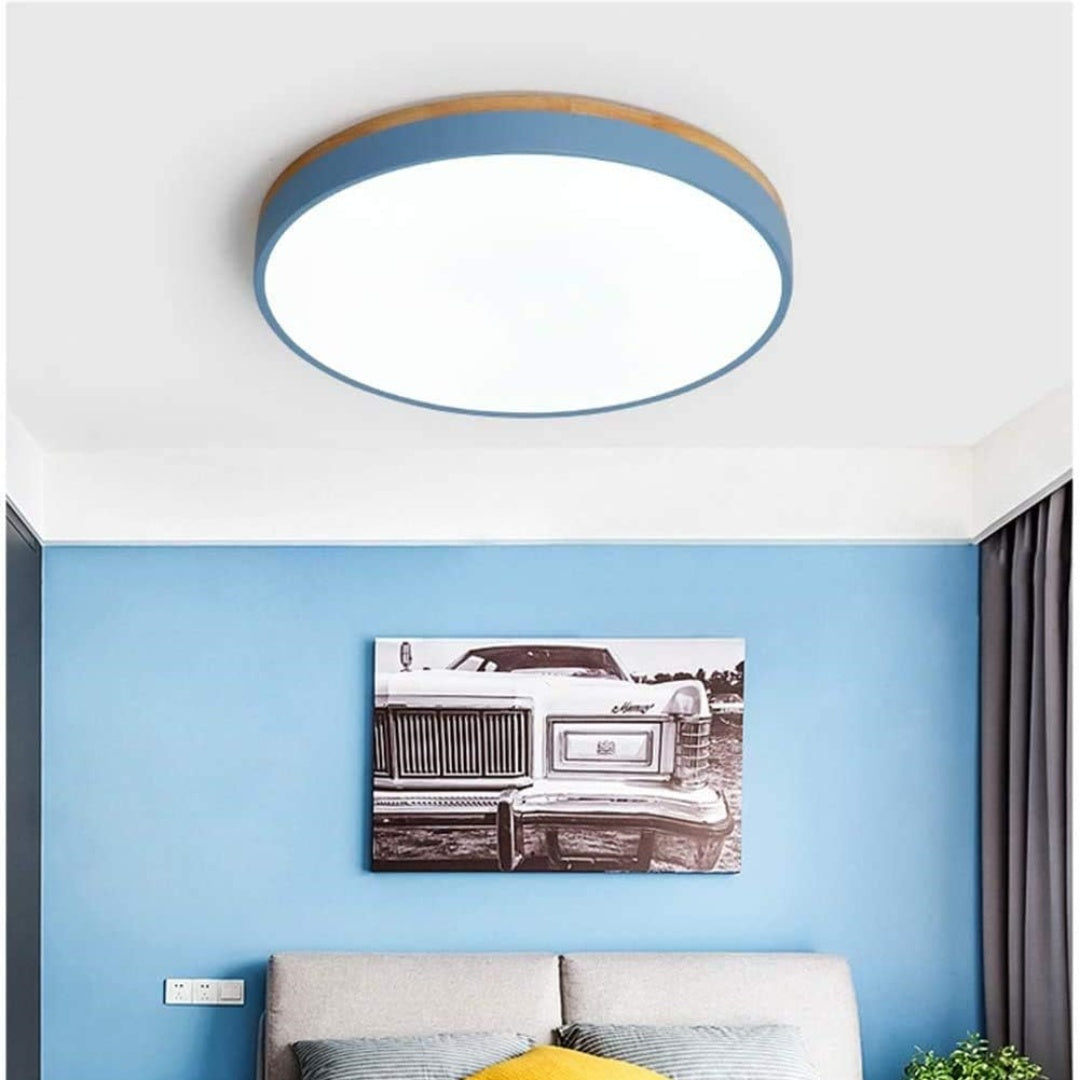 Natuurlijke Plafondlamp met Warm LED Licht voor Slaapkamer – Diverse Maten Verkrijgbaar 14