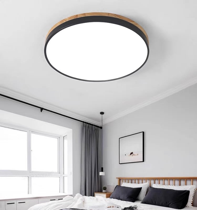 Natuurlijke Plafondlamp met Warm LED Licht voor Slaapkamer – Diverse Maten Verkrijgbaar 17
