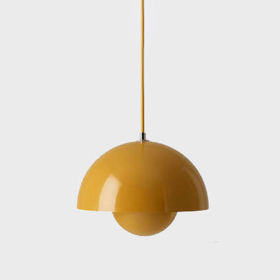 Noordse Hanglamp voor Eettafel en Woonkamer – Semicircle Koepel Lamp met Verstelbare Lengte 10