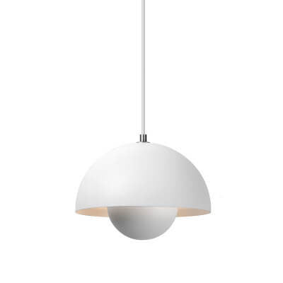 Noordse Hanglamp voor Eettafel en Woonkamer – Semicircle Koepel Lamp met Verstelbare Lengte 11