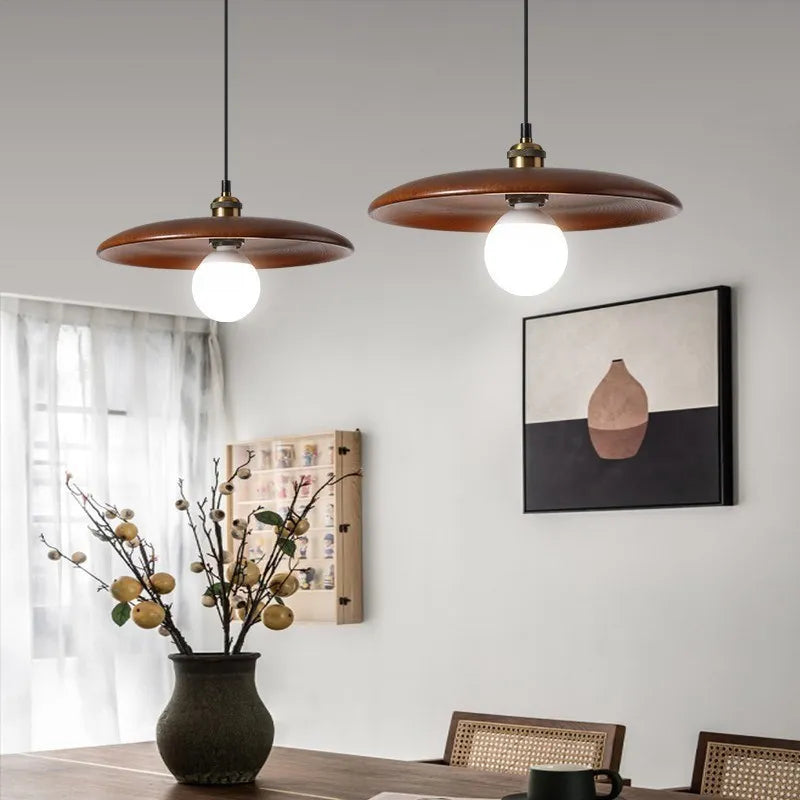 Noordse Houten Hanglamp voor Woonkamer, Eetkamer en Slaapkamer – Stijlvolle Verlichting voor Eettafel 5