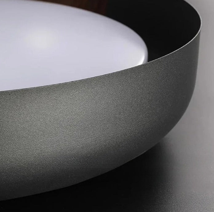 Noordse Minimalistische Houten Plafondlamp – LED Plafonniere voor Slaapkamer en Woonkamer 5