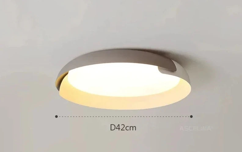 Noordse Minimalistische Houten Plafondlamp – LED Plafonniere voor Slaapkamer en Woonkamer 7