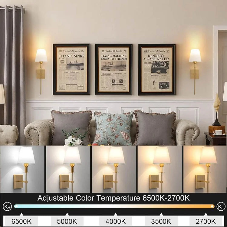 Oplaadbaar Draadloos Wandlicht Set van 2 – Modern LED Wandverlichting voor Binnen en Buiten 8