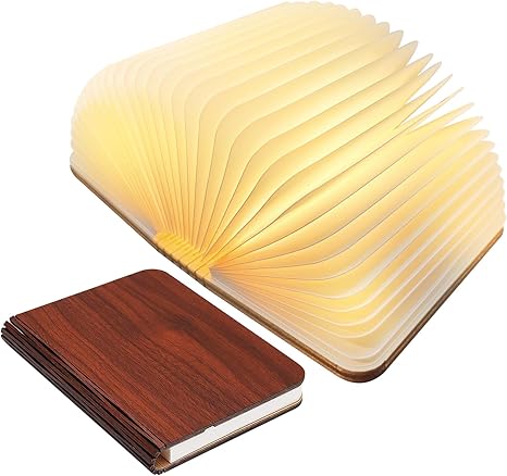 Oplaadbare Tafellamp met LED Verlichting en Creatief Boekdesign 5