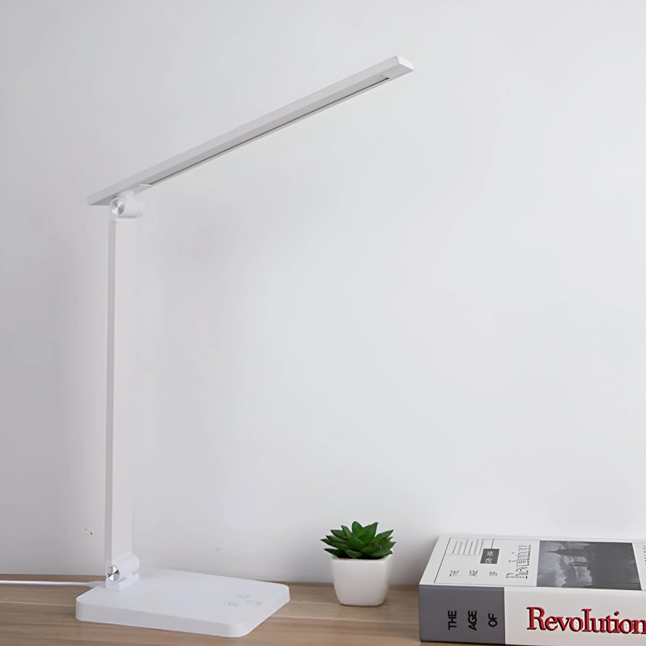 Opvouwbare LED Tafellamp met Aanraakdimmer en USB Oplaadpoort – Modern en Ruimtebesparend 1