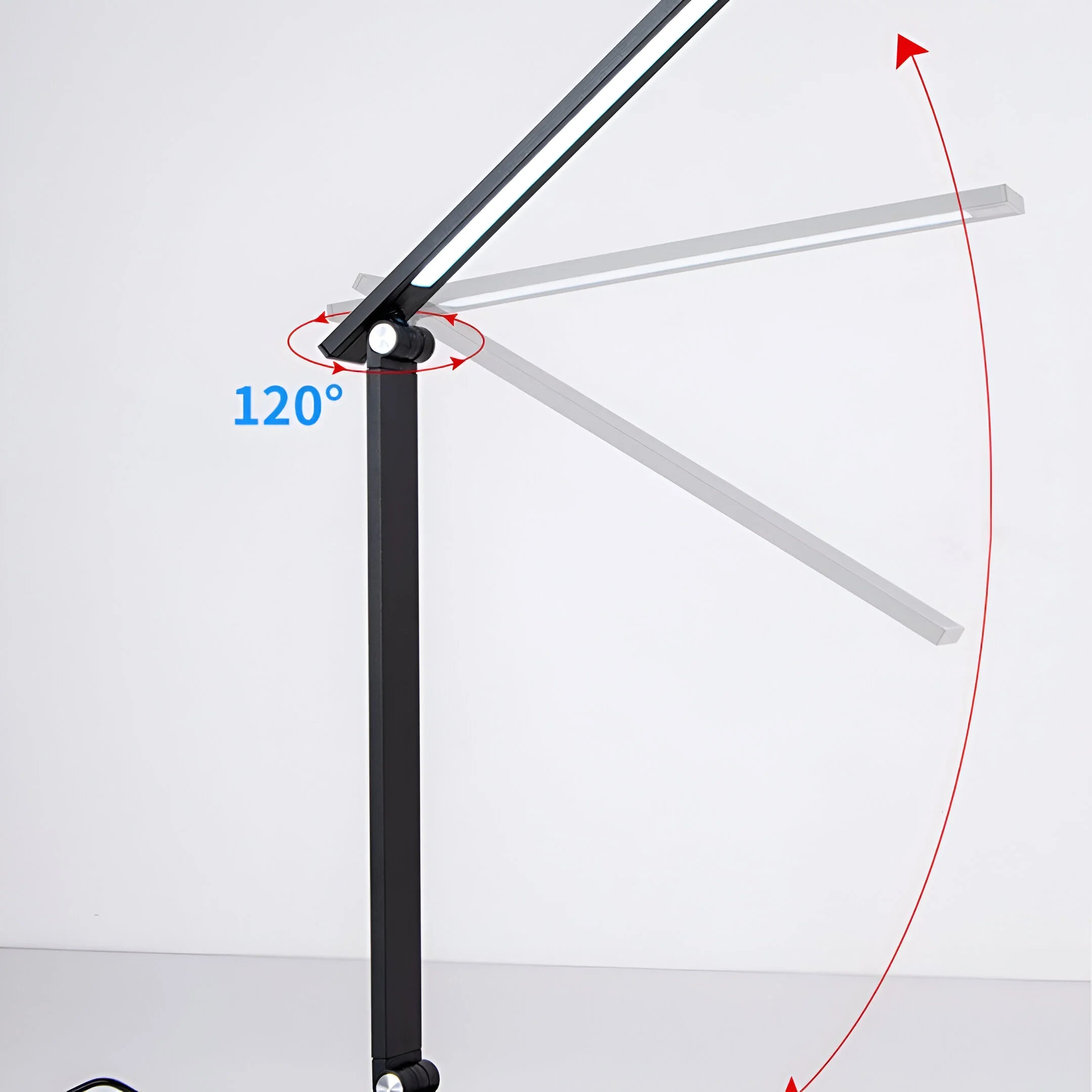 Opvouwbare LED Tafellamp met Aanraakdimmer en USB Oplaadpoort – Modern en Ruimtebesparend 6