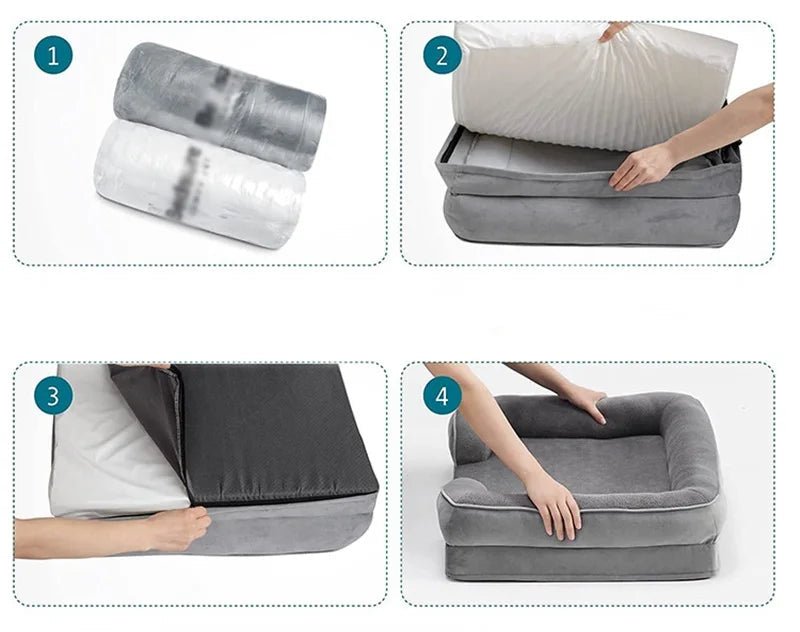 Orthopedisch Hondenbed met Afneembare Hoes – Comfortabel en Ondersteunend voor Honden 2