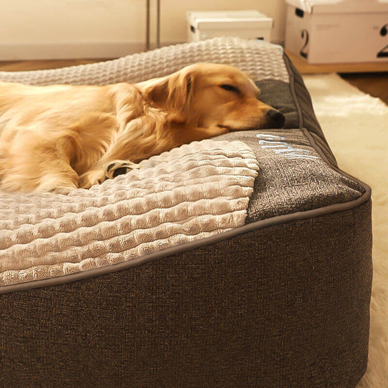 Orthopedisch Hondenbed voor Grote Honden met Nekondersteuning – Comfortabel Hondenkussen 4