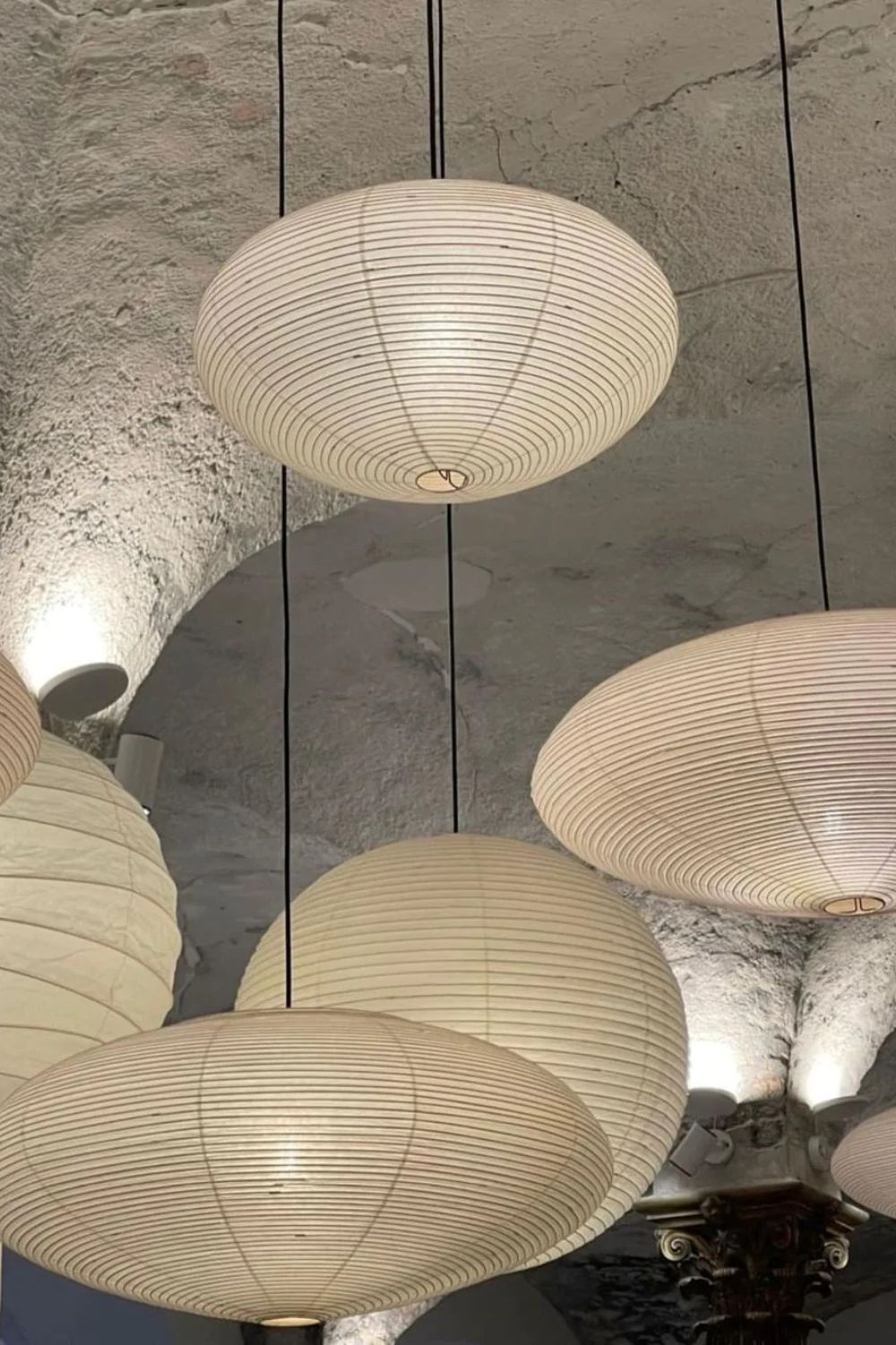 Ovalen Hanglamp van Bamboe en Washi Papier voor Woonkamer, Eetkamer en Slaapkamer – Warm Licht 8