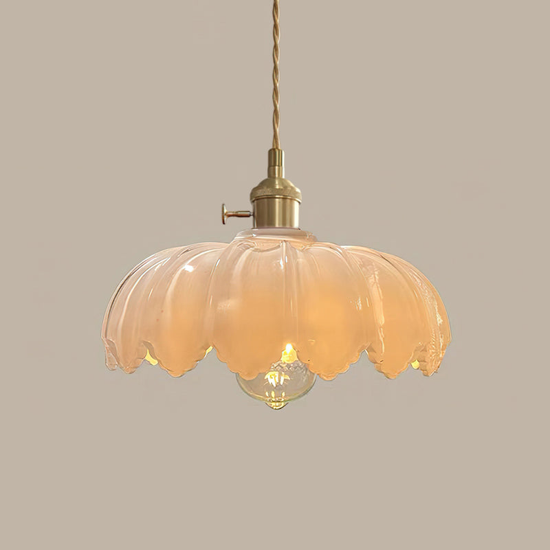 Retro Hanglamp voor Woonkamer en Eetkamer – Elegante Petal Lamp van Metaal en Glas 13