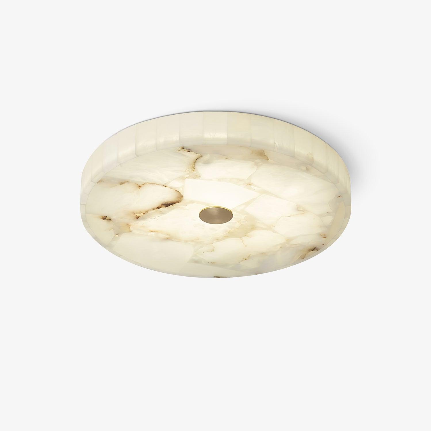 Ronde Albast Plafondlamp met Geïntegreerde LED voor Slaapkamer en Woonkamer – Modern Design 1