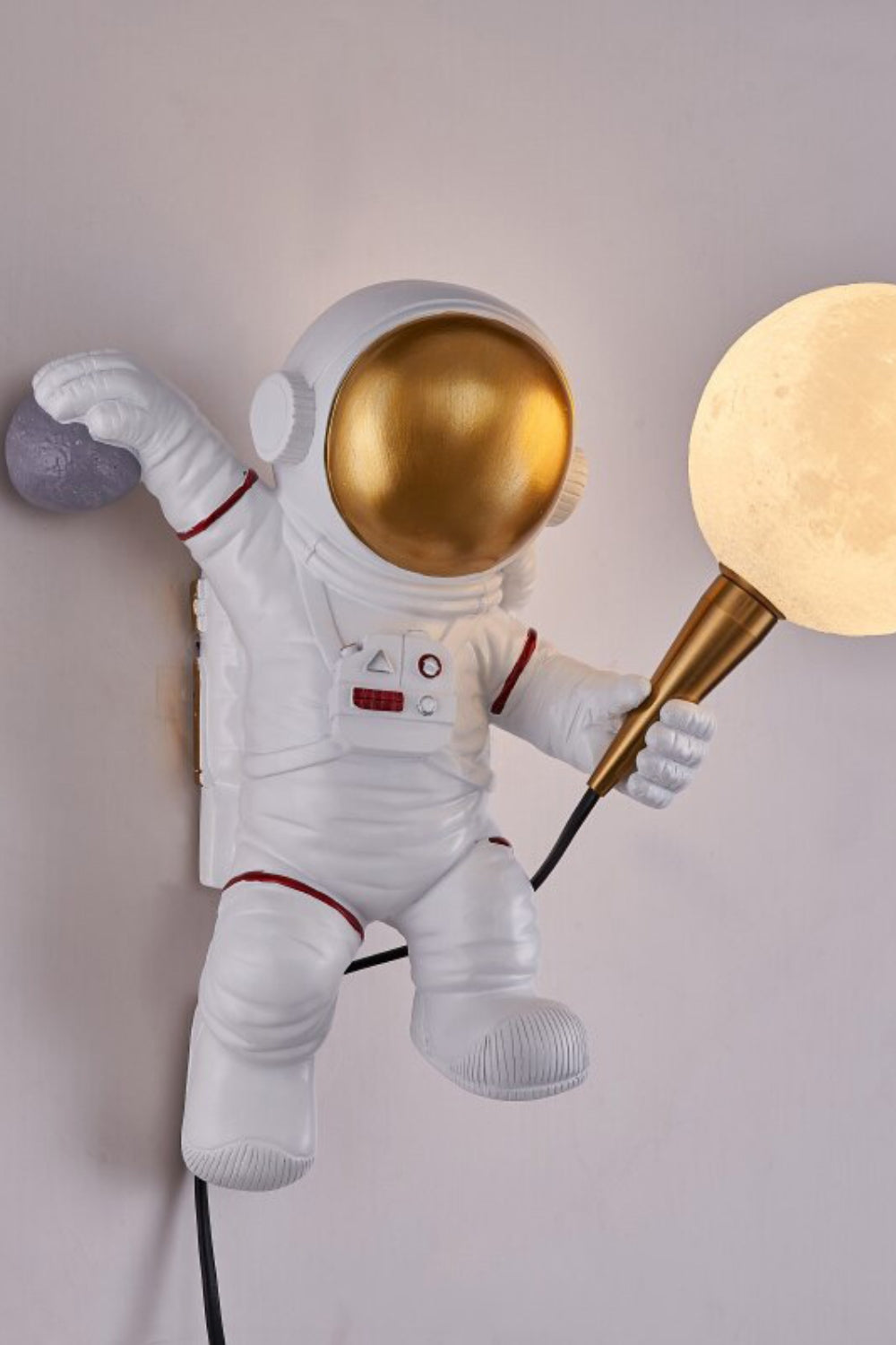 Ruimtevaart Astronaut Wandlamp met Warm LED Licht – Creatieve Muurlamp voor Binnen Decoratie 8