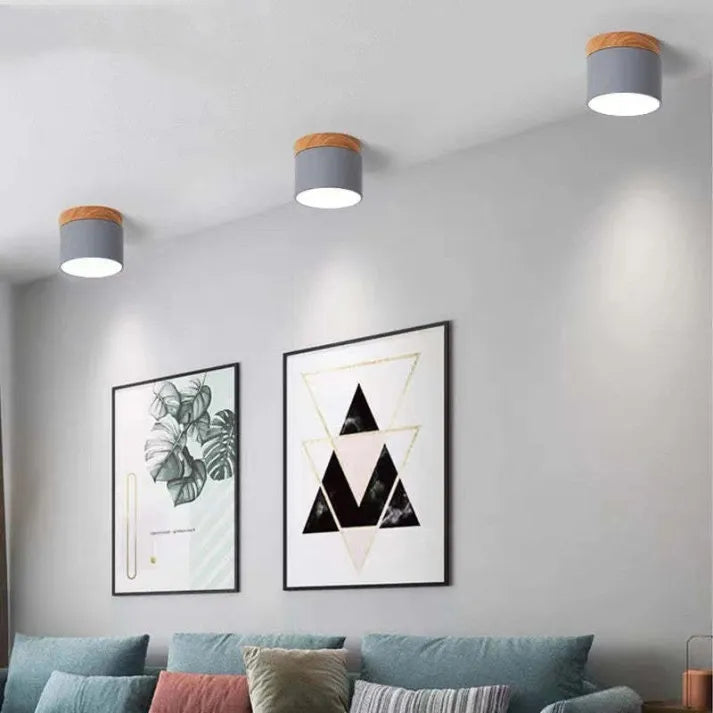 Scandinavische LED Plafondlamp Cilinder – Energiezuinige Plafonniere voor Moderne Ruimtes 4