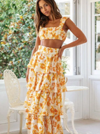Dames Zomer Co-ord Set met Elegante en Vrolijke Stijl Auralie