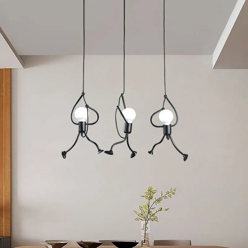 Speelse Hanglamp met Warm Licht voor Woonkamer en Slaapkamer Decor 4