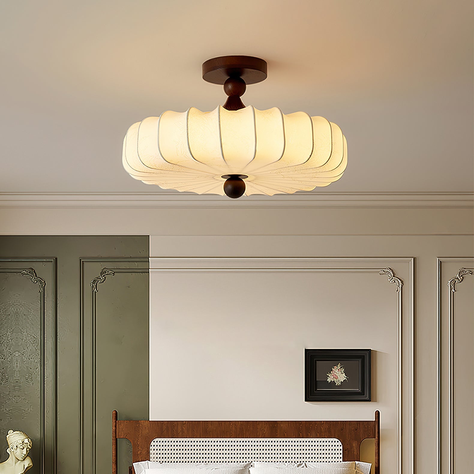 Stijlvolle Plafondlamp Anela met Patroon – LED Plafonniere voor Slaapkamer en Binnengebruik 2