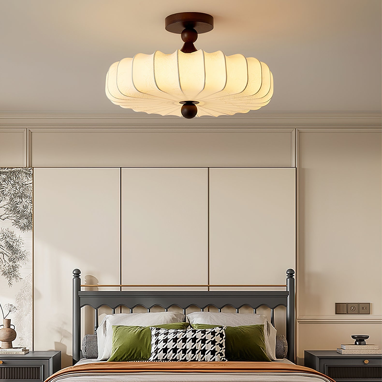 Stijlvolle Plafondlamp Anela met Patroon – LED Plafonniere voor Slaapkamer en Binnengebruik 3