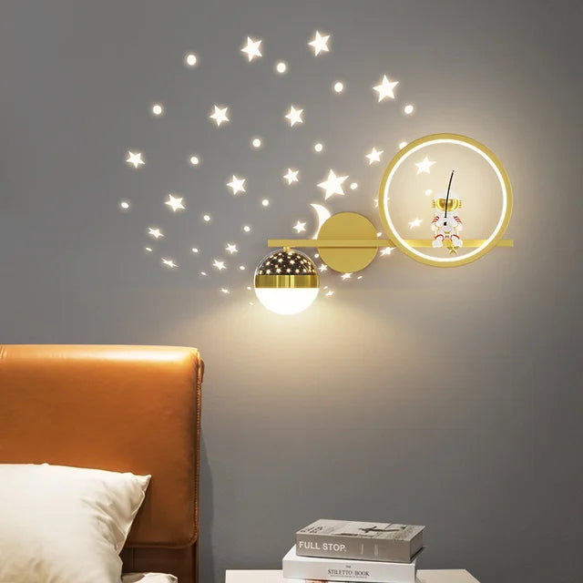 Stijlvolle Wandlamp voor Kinderkamer met Warm Licht – Kindvriendelijke Muurlamp voor Speelse Verlichting 2