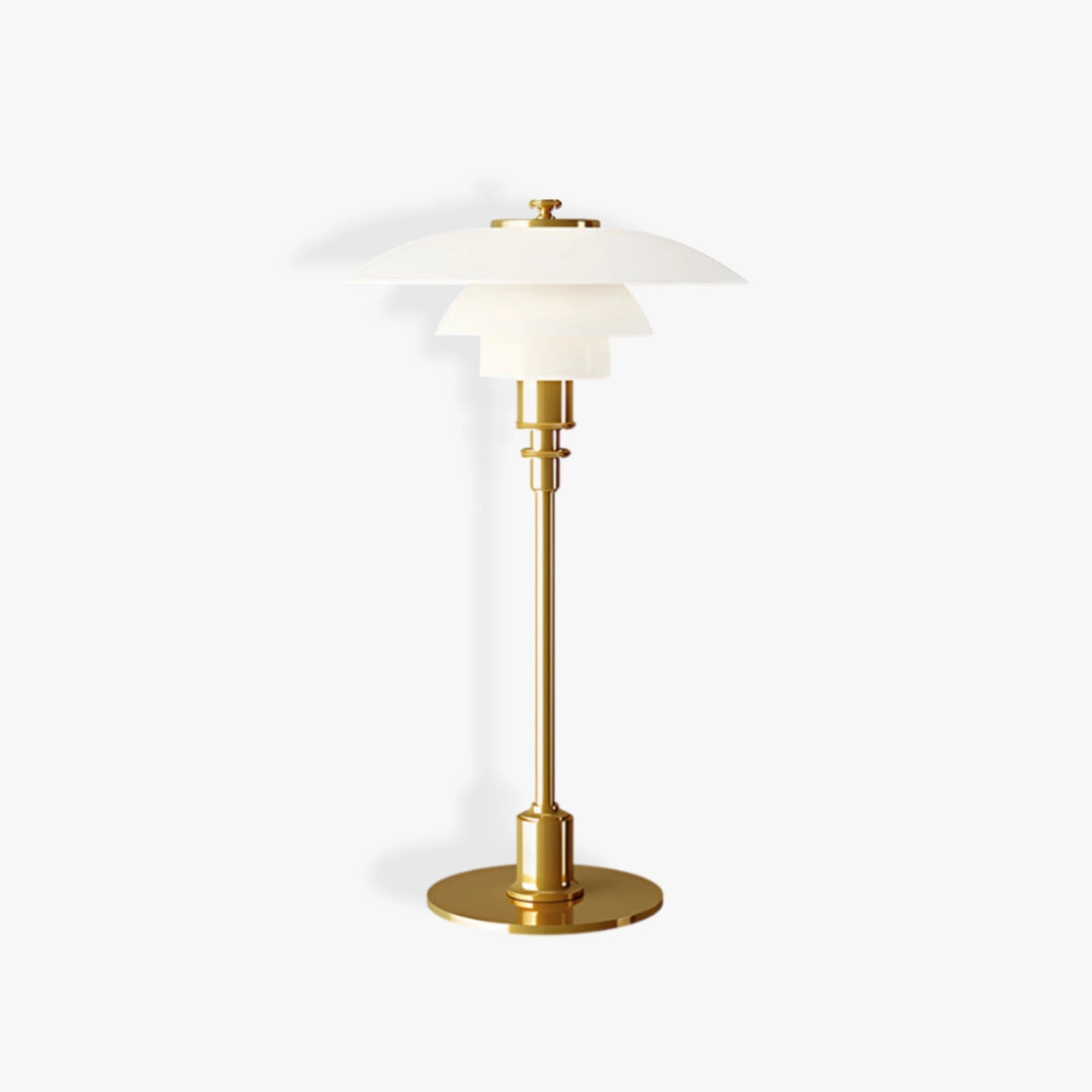 Tafellamp Zwart & Goud - Modern Glazen Tafellamp voor Binnenruimtes, Minimalistisch Ontwerp 1