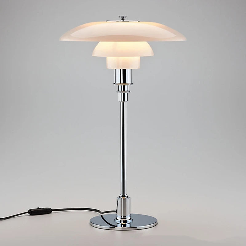 Tafellamp Zwart & Goud - Modern Glazen Tafellamp voor Binnenruimtes, Minimalistisch Ontwerp 7