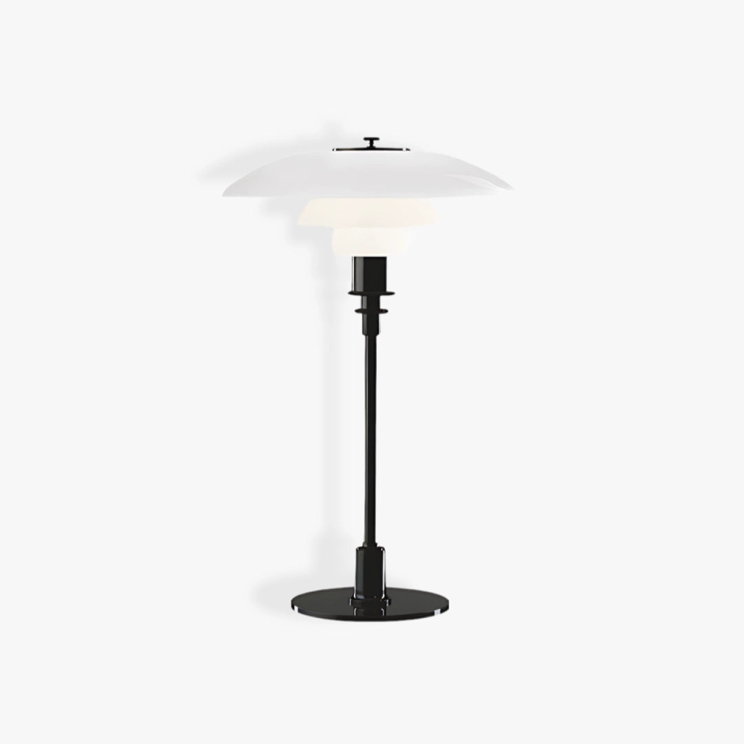 Tafellamp Zwart & Goud - Modern Glazen Tafellamp voor Binnenruimtes, Minimalistisch Ontwerp 9