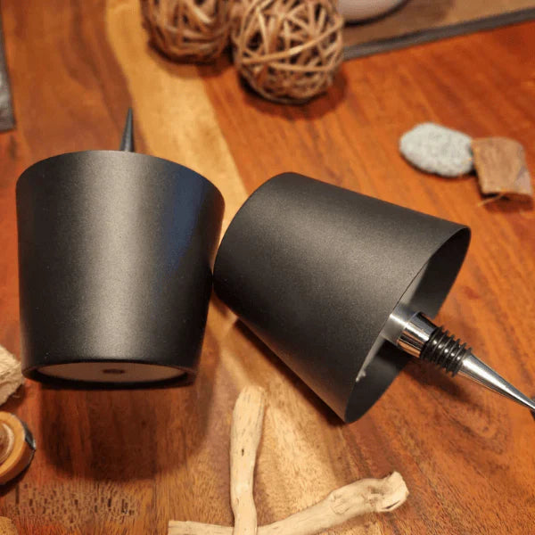 Trendy Flessenlamp met Draadloos Gebruik en Warm Witte Verlichting 1