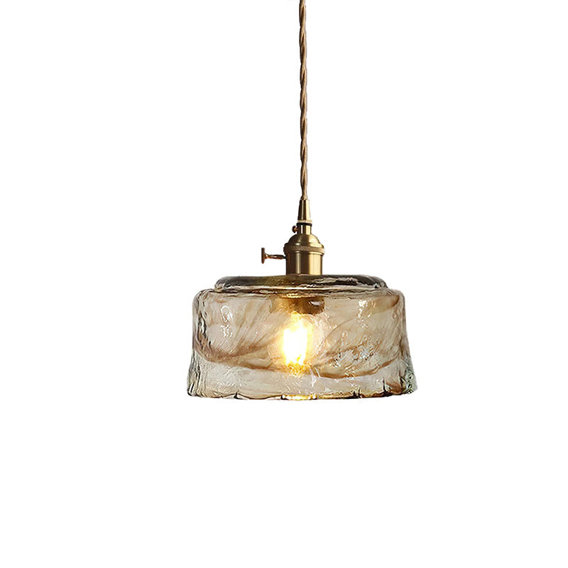 Vintage Hanglamp van Messing en Glas voor Woonkamer, Eetkamer of Slaapkamer – Stijlvolle Binnenverlichting 9