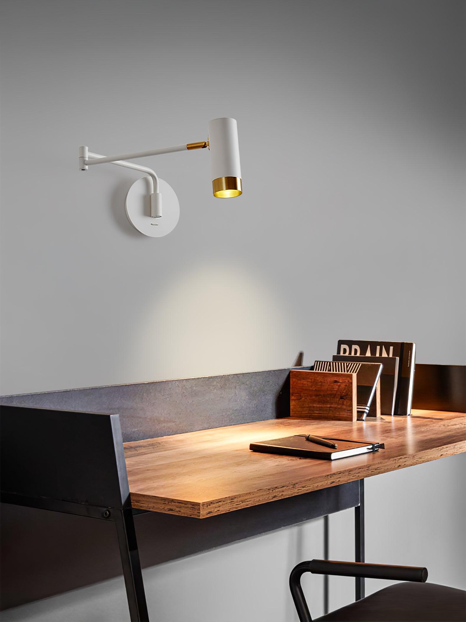 Vintage Wandlamp Zwart met Verstelbare Arm en E27 Fitting – Metaal en LED Voor Binnen 8