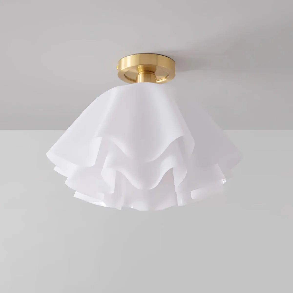 Vintage Witte Plafondlamp Bloem Design – Elegante Plafonniere voor Slaapkamer en Woonkamer 6