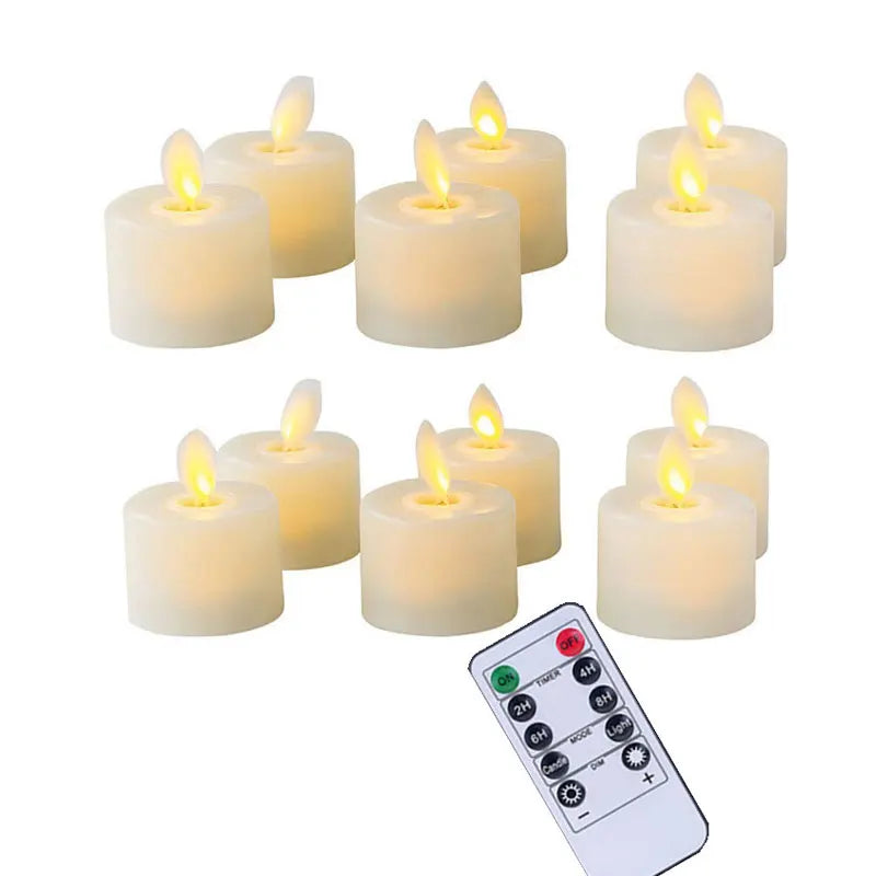 Vlamvrij LED Licht met Afstandsbediening en Fladderend Effect – Ideaal voor Woningdecoratie 1