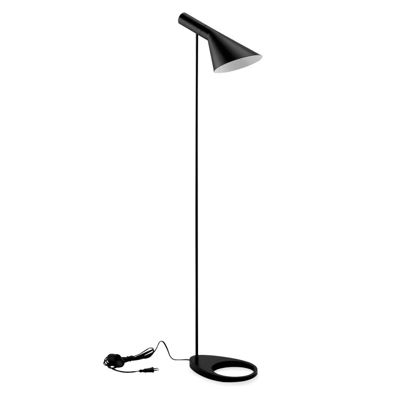 Vloerlamp Zwart met Verstelbare Arm – Modern Staande Lamp voor Woonkamer en Slaapkamer 0