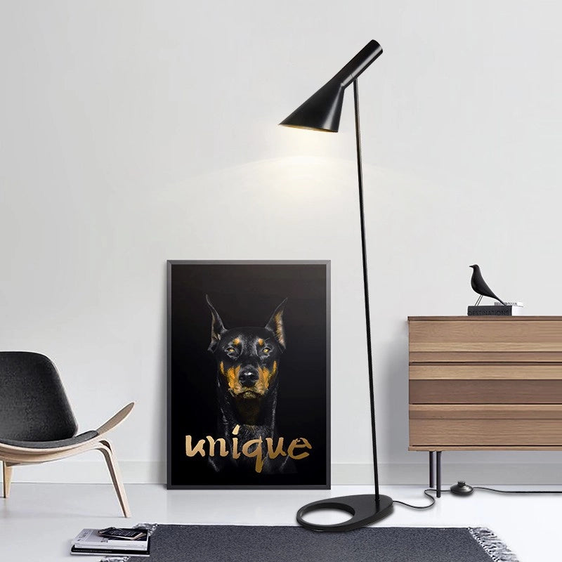Vloerlamp Zwart met Verstelbare Arm – Modern Staande Lamp voor Woonkamer en Slaapkamer 2