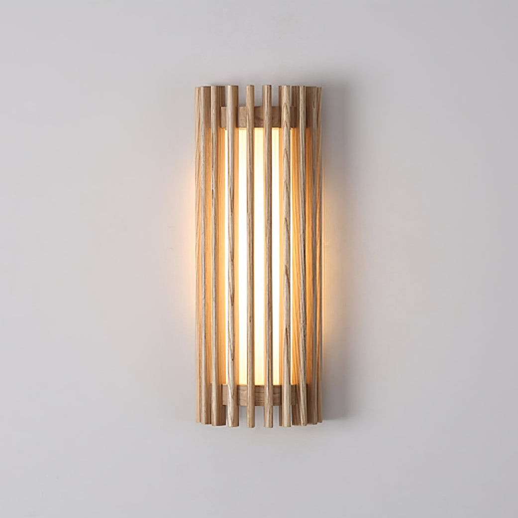 Walnoot Wandlamp met Geïntegreerde LED en Warm Witte Verlichting voor Binnen - Elegante Muurlamp 9