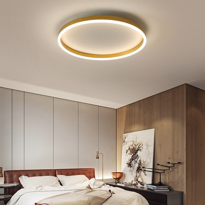Zwarte LED Plafondlamp Dimbaar – Moderne Ronde Plafondlamp voor Slaapkamer en Woonkamer 0