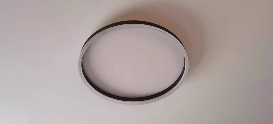 Zwarte LED Plafondlamp Dimbaar – Moderne Ronde Plafondlamp voor Slaapkamer en Woonkamer 2